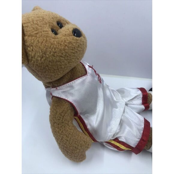 Ty Beanie Baby Shaq O'Neal 32  Shaq Bear Basketball Stuffed Plush Toy 10” No Tag - Picture 10 of 11